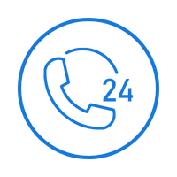 Icon eines Telefons mit der Nummer 24 daneben